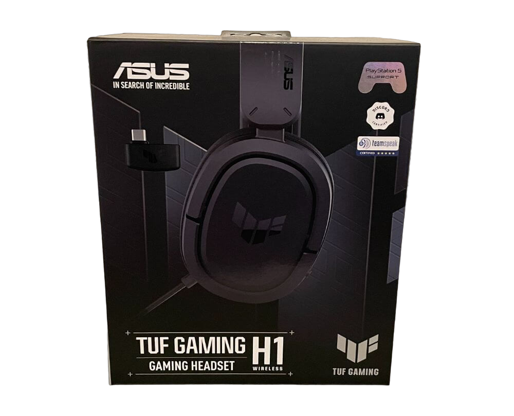 ASUS TUF Gaming H1 Wireless Headset | Discord Certified Mic, 7.1 Surround Sound, 40mm Drivers, 2.4GHz, USB-C, Lightweight, 15 Hour Battery Life, for PC, Mac, Switch, Mobile Devices, PS4, PS5 - Black ASUS TUF Gaming H1 Wireless Headset | Discord Certified Mic, 7.1 Surround Sound, 40mm Drivers, 2.4GHz, USB-C, Lightweight, 15 Hour Battery Life, for PC, Mac, Switch, Mobile Devices, PS4, PS5 - Black